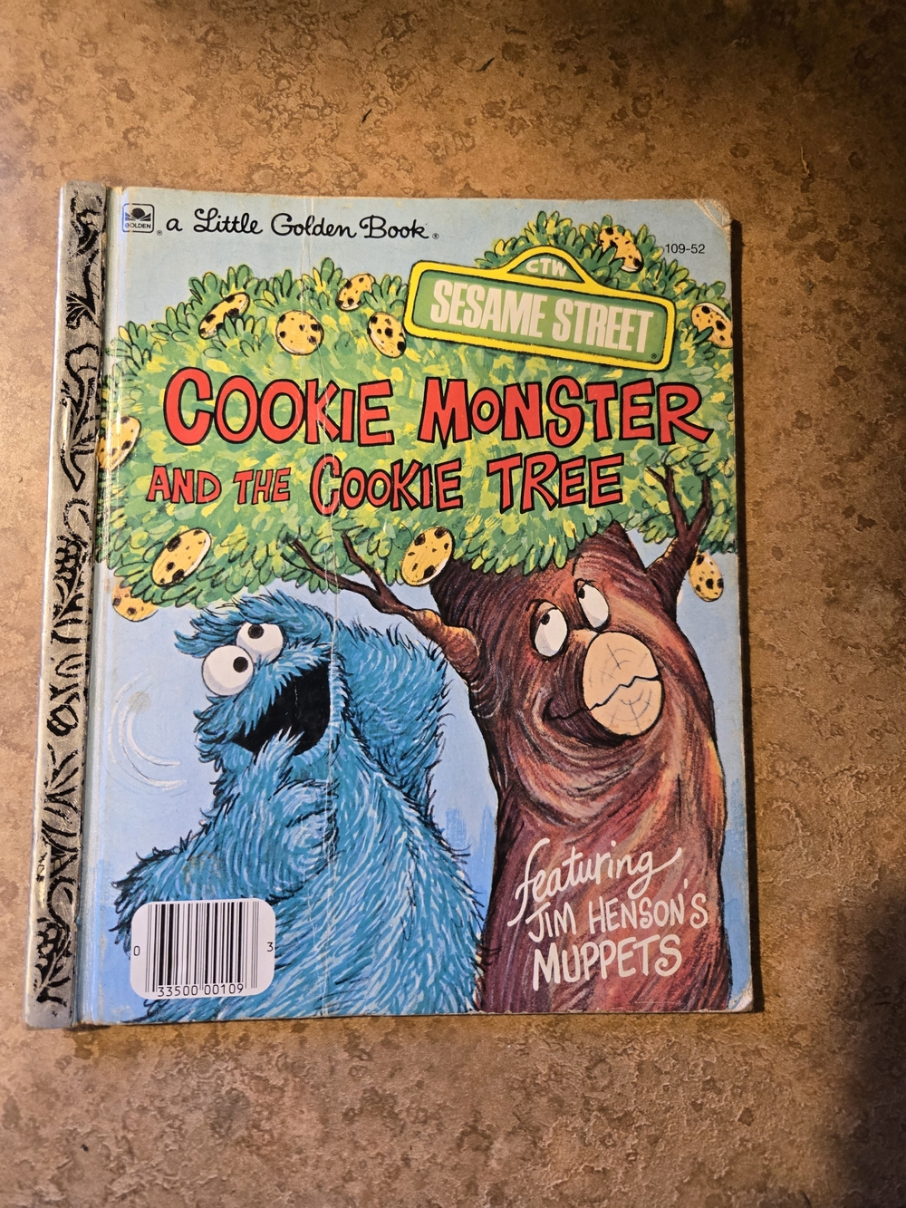Little Golden Book Sesame Street Cookie Monster